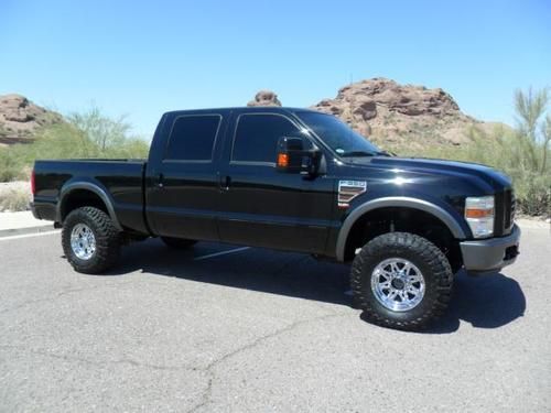 2008 ford f-350 crew cab 4x4 powerstroke diesel leather
