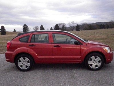 2007 dodge caliber sxt 2.0l orange hatchback