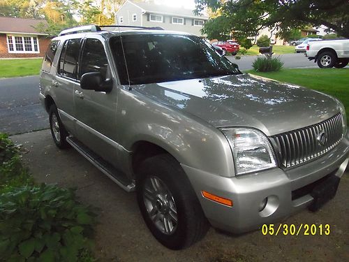 2005 mercury mountaineer awd v8 premier model sport utility two-tone  w/ sunroof