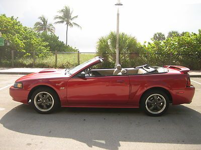 2001 ford mustang gt convertible only 50k miles non smoker 2 owner no reserve!!!
