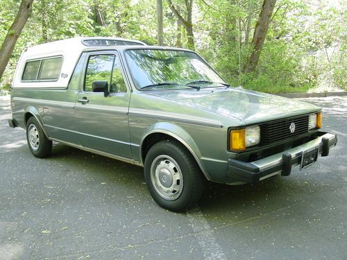 1981 volkswagen rabbit caddy pickup diesel only 97k original miles 1 owner 5 spd