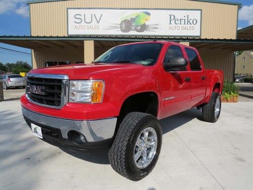 2008 gmc sierra 1500 crew cab sle 4wd susp lift 5.3l rbp wheels buckets leather