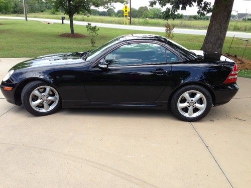 2001 Mercedes-Benz SLK 320 Black, US $13,950.00, image 2