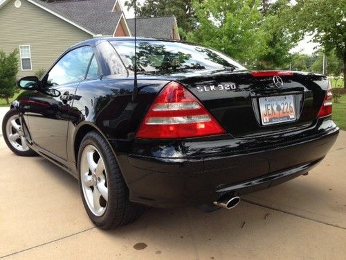 2001 Mercedes-Benz SLK 320 Black, US $13,950.00, image 3