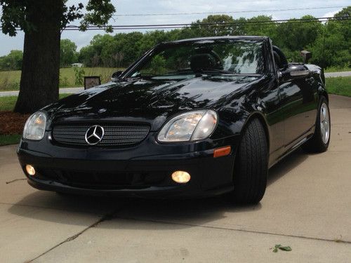 2001 Mercedes-Benz SLK 320 Black, US $13,950.00, image 4