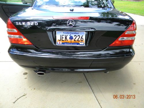 2001 Mercedes-Benz SLK 320 Black, US $13,950.00, image 6