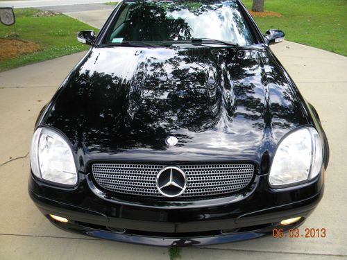 2001 Mercedes-Benz SLK 320 Black, US $13,950.00, image 7
