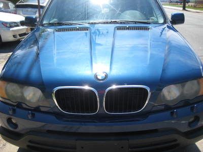 2002 bmw x5 3.0i. stunning sapphire blue.nav.lo mi. gorgeous. no reserve.bid2win