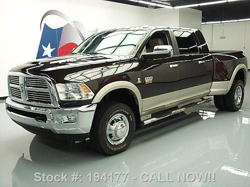 2010 dodge ram 3500 laramie mega diesel drw 4x4 nav 33k texas direct auto