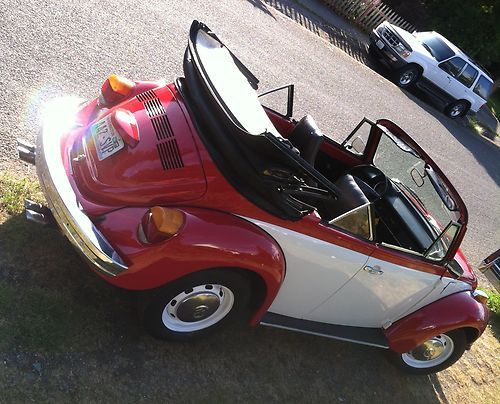 1973 volkswagen super beetle base 1.6l convertible