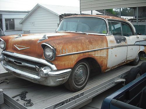 1957 chevrolet bel air, 4dr hardtop sport sedan,100% original,283,ps,pb,auto