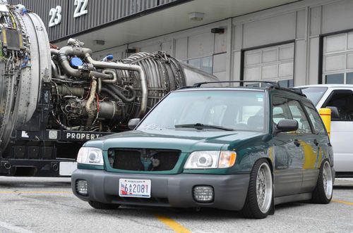 2001 subaru forester rwd drift pig roll cage air ride d2 suspension