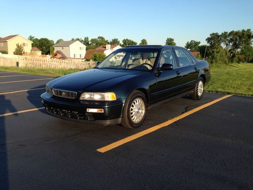 1995 acura legend l sedan 4-door 3.2l forrest green leather tan interior