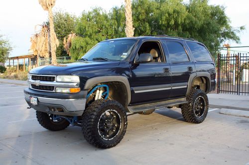 2004 chevrolet tahoe ls 5.3l fabtech lift 20" wheels 35" toyos bose leather