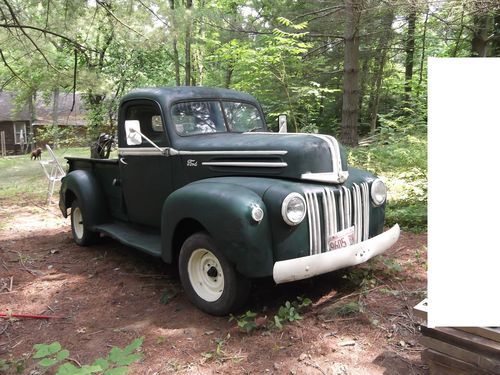 1946 1/2 half ton original flat head v8 ford pickup very rare