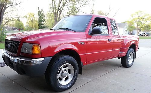 2001 ford ranger xlt 4x4, 4-door, extended cab pickup, 3.0, no reserve price