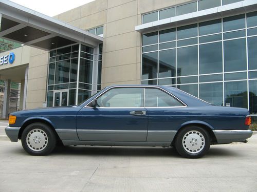 1986 mercedes 500sec rare euro ece