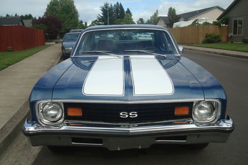 1973 chevy nova ss, 327ci, automatic, runs and drives good,