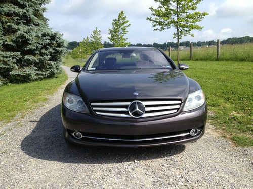 2008 mercedes-benz cl600 titanium grey w black exclusive leather 70000 miles