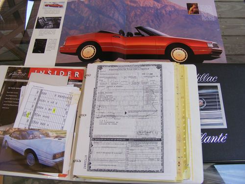 1991 Cadillac Allante..100% original 71,000 mi.  3rd owner.. Always pampered, US $8,995.00, image 16