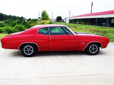 1970 Chevelle SS!! Red/Black!! 396/Auto!! Numbers Matching!! PS,PB,A/C!! Nice!!, image 11