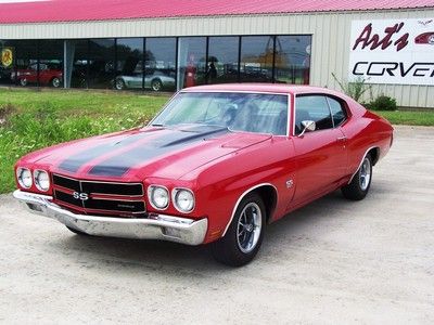 1970 Chevelle SS!! Red/Black!! 396/Auto!! Numbers Matching!! PS,PB,A/C!! Nice!!, image 16