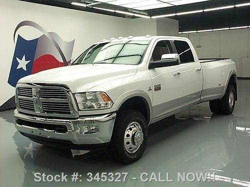 2012 ram 3500 laramie crew 4x4 dually nav rear cam 4k texas direct auto