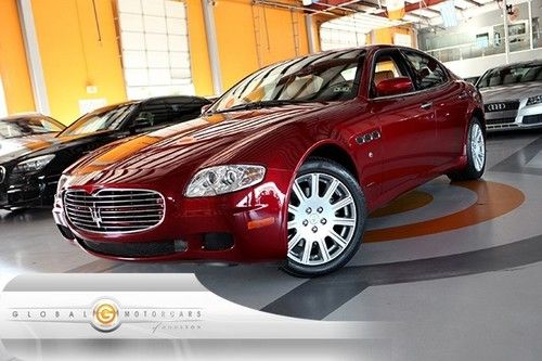 05 maserati quattroporte 34k bose nav heated-ac-massage alloys moonroof shade