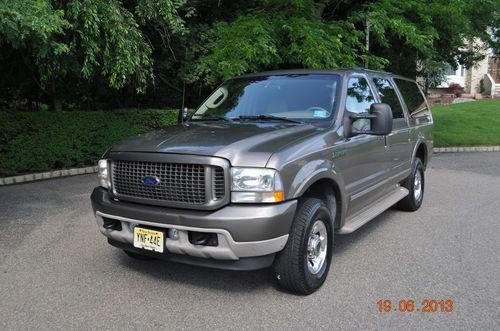 2003 ford excursion eddie bauer 4x4 utility 4-door 6.8l v10 suv 4wd no reserve!!