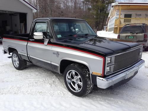 1984 chevrolet c10 silverado custom standard cab pickup 2-door 5.7l