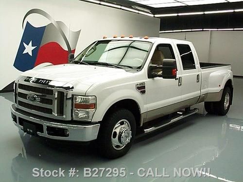 2008 ford f350 lariat crew diesel dually sunroof 78k mi texas direct auto