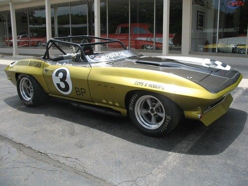 1965 chevrolet corvette fully documented bp historic race car
