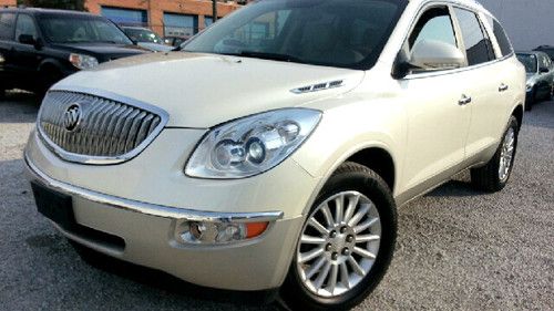 No reserve 2011 buick enclave cxl awd bu/camera sensors 3rd row  3.6l 09 11 10