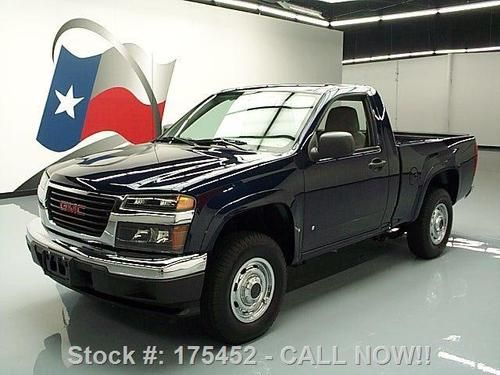 2007 gmc canyon sl z85 regular cab 4x4 5-speed 61k mi texas direct auto