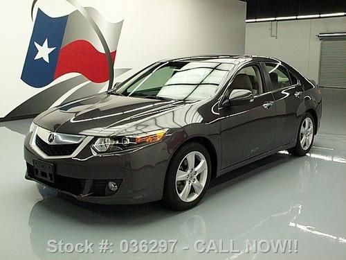 2010 acura tsx sedan sunroof htd leather xenons 30k mi texas direct auto