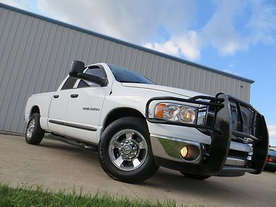 05 ram 2500 (slt) 5.9l cummins h.o crew swb carafx k&amp;n pipe guard tow-pkg. tx !!