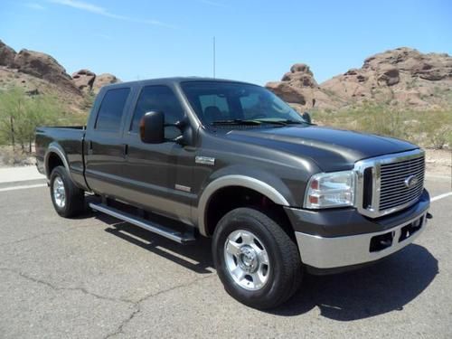 2006 ford f-250 sd crew cab lariat 4x4 short bed powerstroke diesel