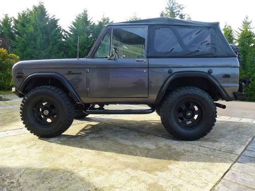 Classic ford bronco restored by urban gears llc.