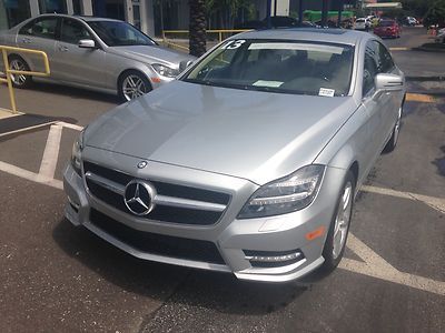 2013 Mercedes Benz CLS550 Iridium Silver Nav Rear Camera Blind Spot Wood Wheel, US $68,699.00, image 6
