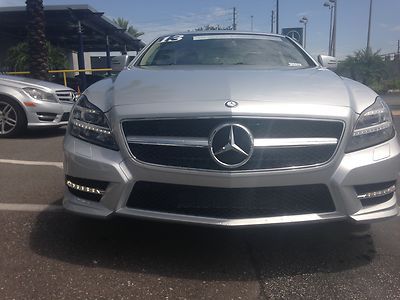 2013 Mercedes Benz CLS550 Iridium Silver Nav Rear Camera Blind Spot Wood Wheel, US $68,699.00, image 7