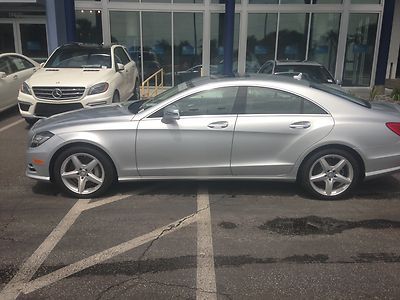2013 Mercedes Benz CLS550 Iridium Silver Nav Rear Camera Blind Spot Wood Wheel, US $68,699.00, image 16
