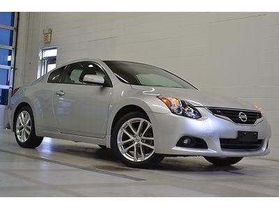 12 nissan altima coupe 26k financing leather heated seats moonroof camera clean