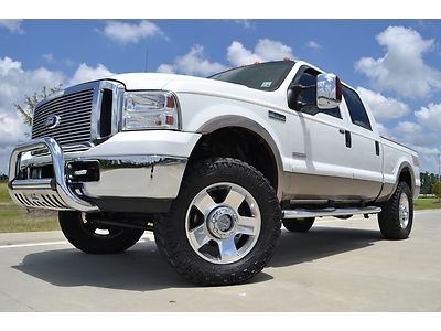 2006 ford f-250 crew cab lariat fx4 diesel 20" wheels fine!!