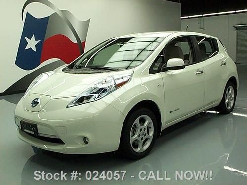 2012 nissan leaf sl zero emission electric nav only 2k! texas direct auto