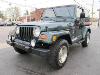 1999 jeep wrangler sahara 57k miles  hardtop auto a/c clean carfax low reserve