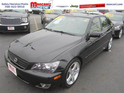 3.0l black lexus is 300  sunroof beige leather clean smoke free