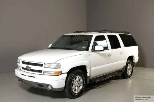 2002 chevrolet suburban z71 4x4 nav dvd 8-pass barn doors leather 1-owner clean