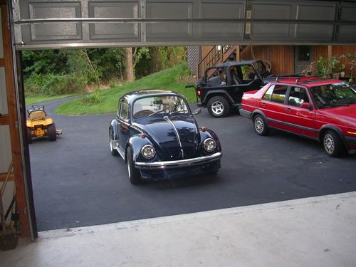 1968 vw bettle bug, cobalt blue, very clean