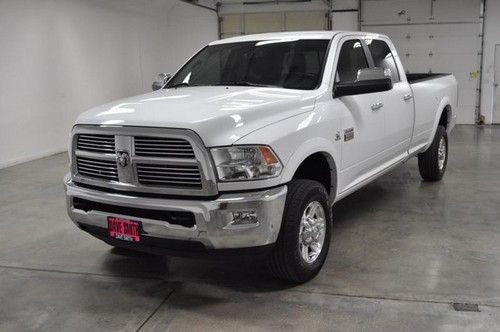 2012 white crew 4wd diesel auto long box heated/ac leather bedliner nav rearcam!