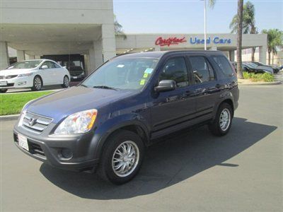 2005 honda cr-v lx  eternal blue pearl, affordable reserve, available financing